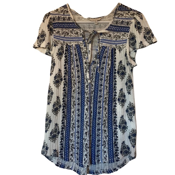 ⭐️Lucky Brand Boho Top * Small Petite - Picture 1 of 12